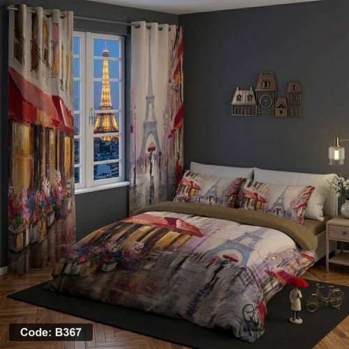 روتختی دونفره چاپی رنگی دکb368